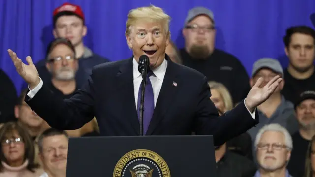 президент Трамп в Огайо