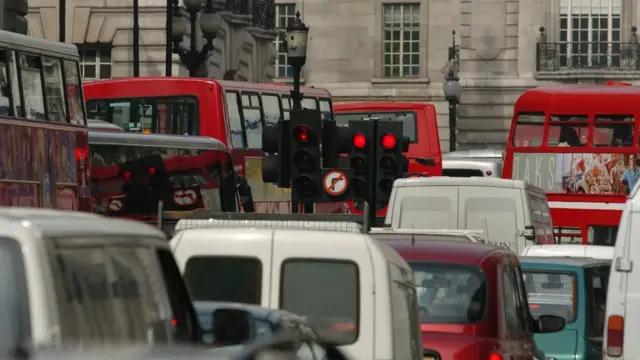 пробка в центре Лондона