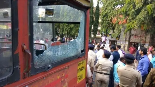 महाराष्ट्र में हुई हिंसा