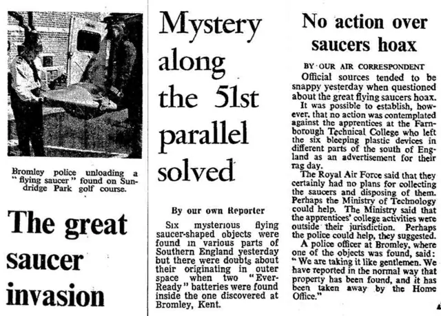 Reportes de los diarios The Times y The Guardian de la época