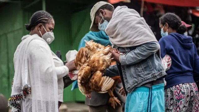 سوق في إثيوبيا