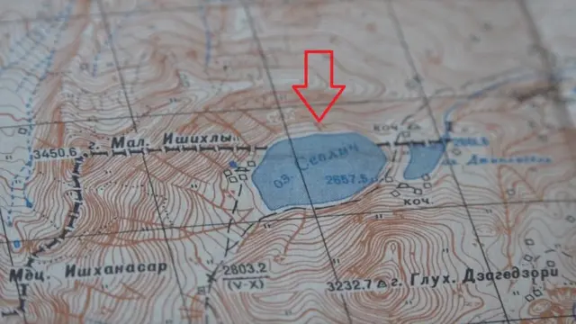 SSRİ Baş Kartoqrafiya və Geodeziya İdarəsi tərəfindən 1948-52-ci illərdə hazırlanmış və 1970-ci ildə yenilənmiş xəritədə Qaragöl (Sevliç) gölünün bir hissəsi Azərbaycan, bir hissəsinin Ermənistan tərəfinə düşdüyü görünür.