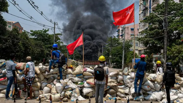 Myanmar darbe karşıtı eylemler