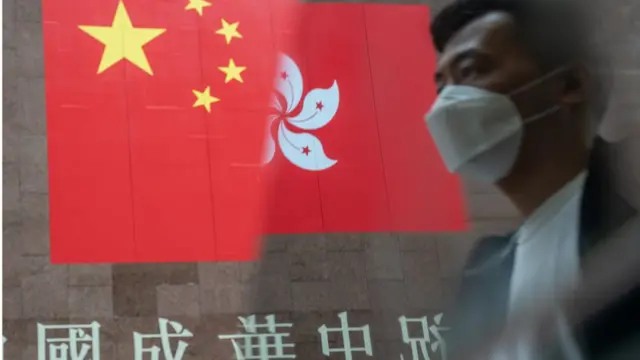 七一前夕的香港街頭