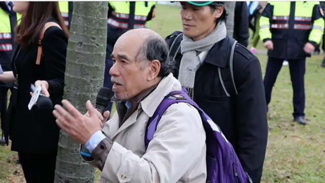 自由台湾党主席蔡丁贵