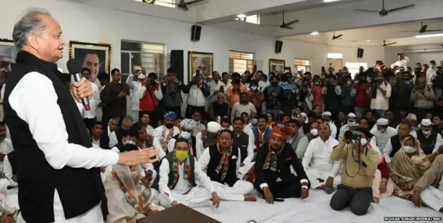 शपथ ग्रहण, राजस्थान