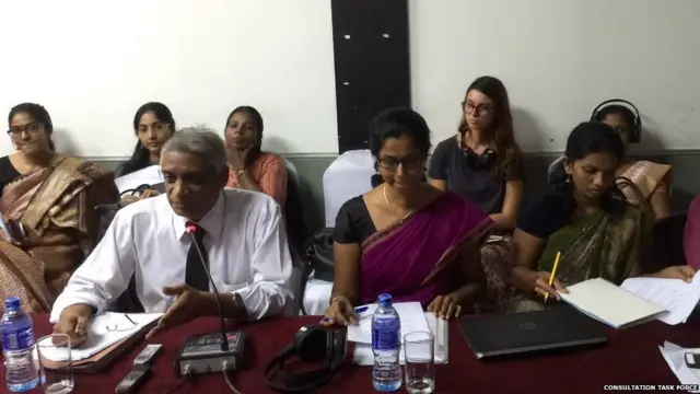 මානව හිමිකම් සහ සංවර්ධනය සඳහා වූ මධ්‍යස්ථානය කාර්ය සාධක බලකාය ඉදිරියේ අදහස් දක්වමින්