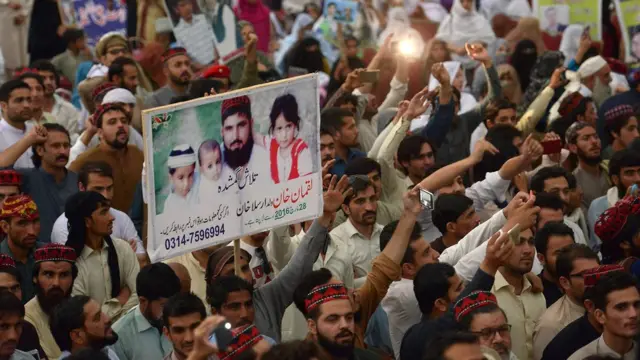 خیبر پختونخوا میں لاپتہ افراد کے لواحقین
