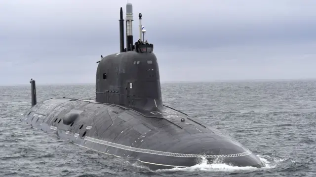 রাশিয়ার একটি পারমাণবিক শক্তিচালিত সাবমেরিন