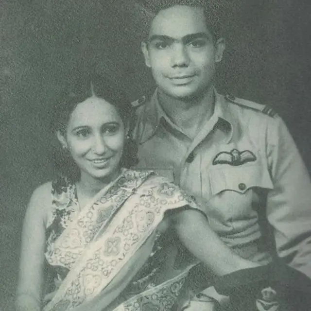 جہانگیر انجینیئر اپنی اہلیہ کے ساتھ