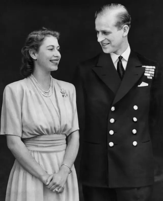 الأميرة إليزابيث والأمير فيليب
