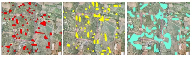 நிலத்தடியில் உள்ள களிமண், இரும்பு போன்ற கனமங்களைக் காட்டும் வரைபடம்