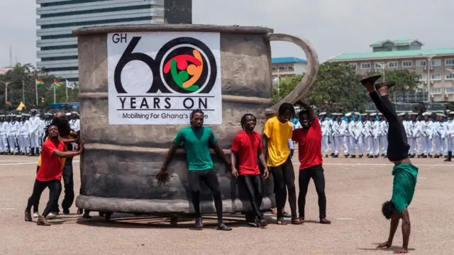 Ghana dey celebrate 60 years of Independence