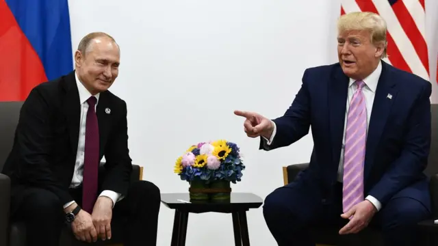 Владимир Путин и Дональд Трамп