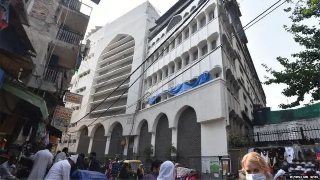 દિલ્હીમાં તબલિગી જમાતની ઇમારત