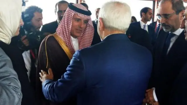 وزرای خارجه ایران و عربستان اخیرا در جریان یک اجلاس منطقه ای در ترکیه با هم دست دادند