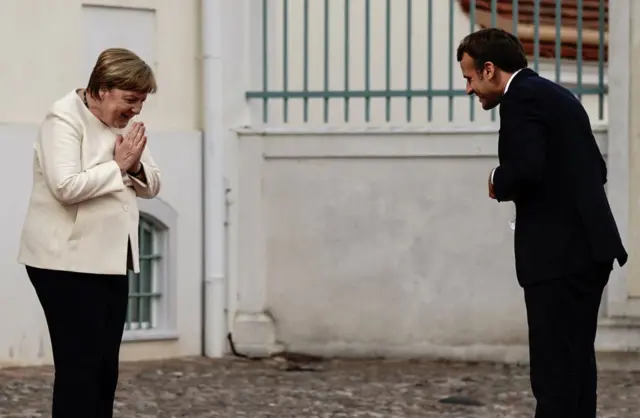 Макрон и Меркель