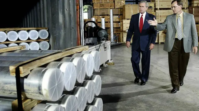 लीबिया के समर्पण किए गए परमाणु हथियार