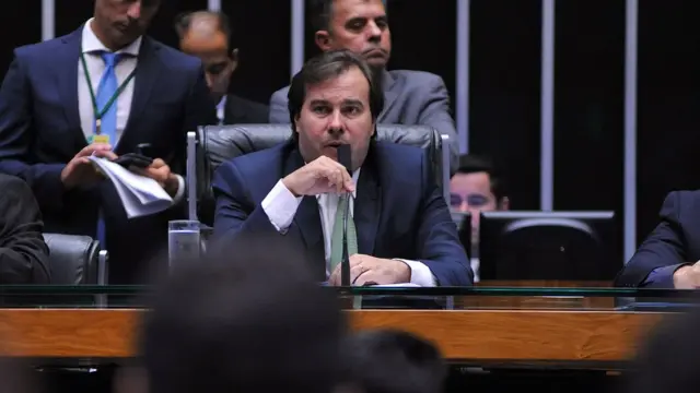 O deputado Rodrigo Maia