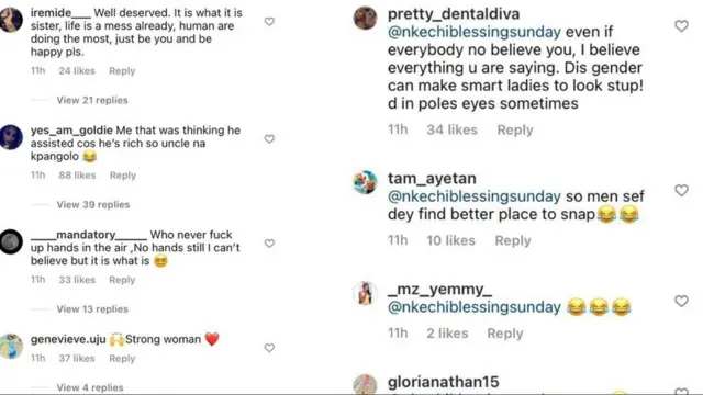 Esi Awọn eeyan lori ayelujara