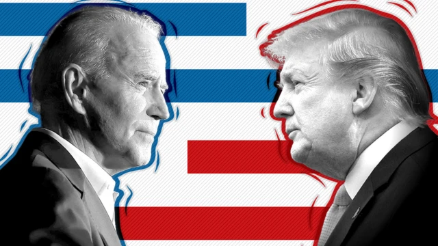 Promo image showing Joe Biden and Donald Trump