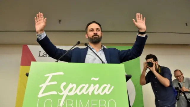 Santiago Abascal, líder de Vox.