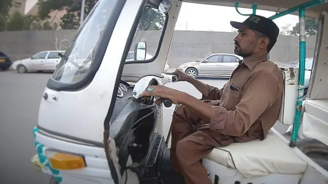 معذور رکشا کراچی عمران گھانچی