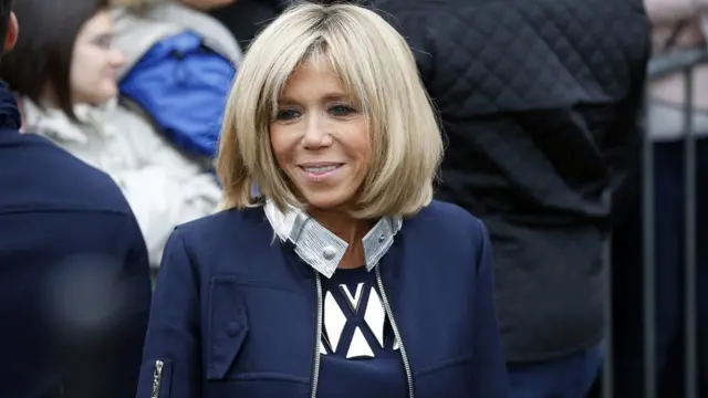 Brigitte Macron akiwa Le Touquet 7 Mei