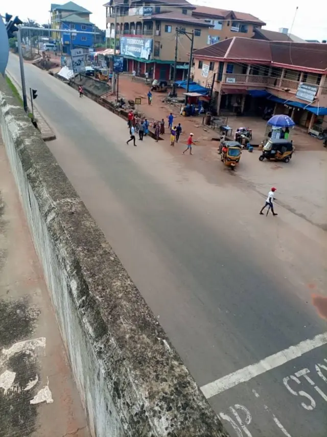 Empty roads for east