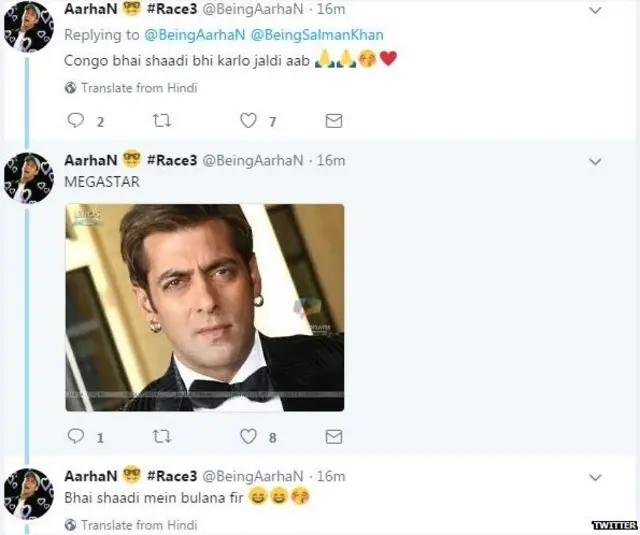 सलमान ख़ान, शादी, सोशल मीडिया