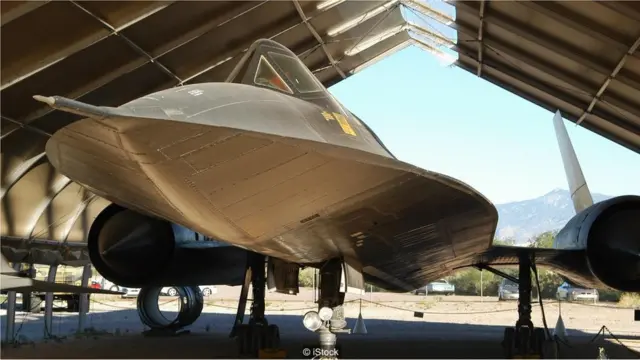 A aeronave americana SR-71