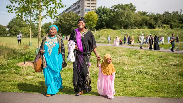 Eid celebrations in south London, 2016