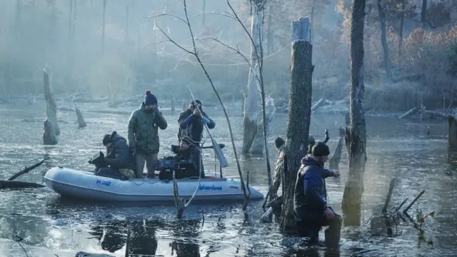 Зйомки на болотах
