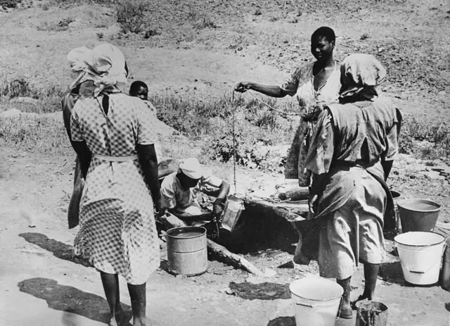 Mujeres de la tribu Bamangwato