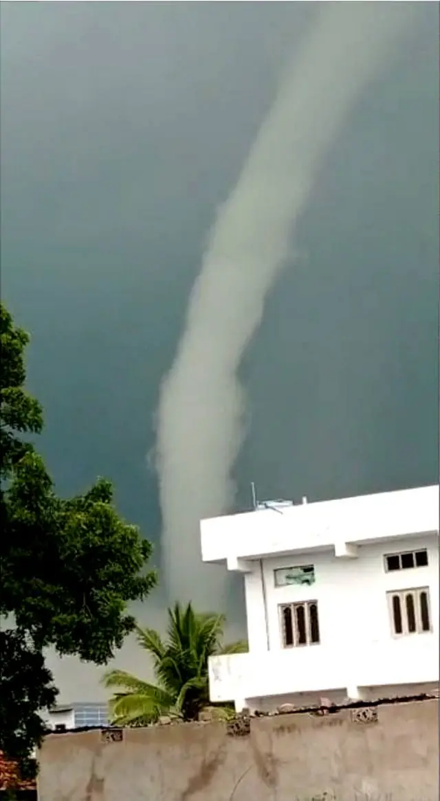 తెలంగాణలో వాటర్ స్పౌట్: