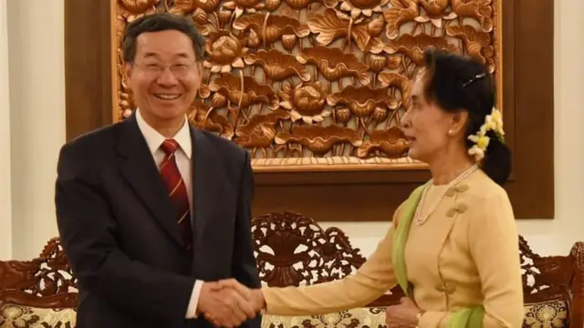တရုတ်အထူးသံတမန်ဆွန်ကောရှန်းဟာ ပြီးခဲ့တဲ့နှစ်အတွင်း မြန်မာနိုင်ငံကိုခပ်စိတ်စိတ်လာရောက်ခဲ့