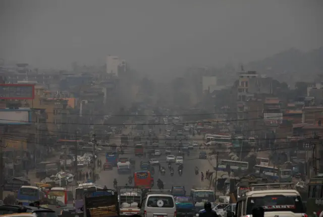 काठमाण्डू उपत्यकामा वायु प्रदूषण