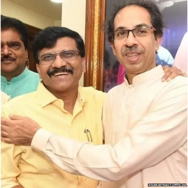 संजय राऊत आणि उद्धव ठाकरे