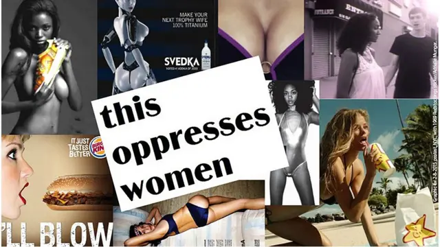 Grupos como National Women's Liberation (Liberacion Nacional de las Mujeres) denuncian los carteles que consideran sexistas y violentos