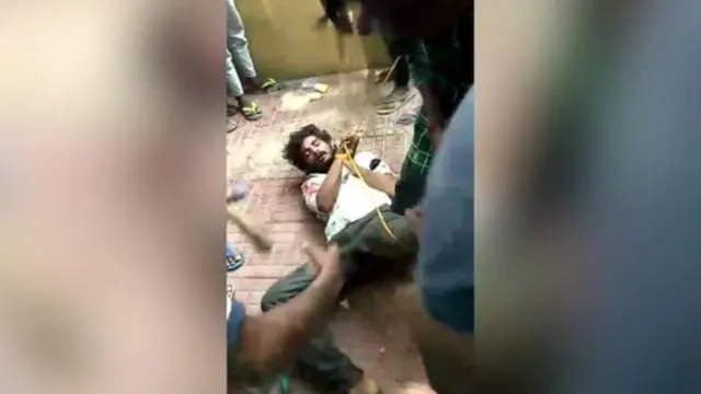 व्हायरल झालेला मारपीटीचा व्हीडिओ