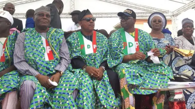 Atiku, Fayose atawọn adari PDP miran