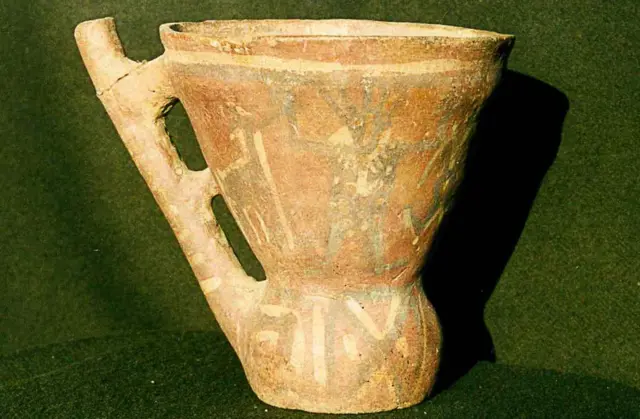 Pieza arqueológica encontrada en Alemania.