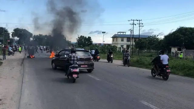 चितवनमा प्रदर्शन