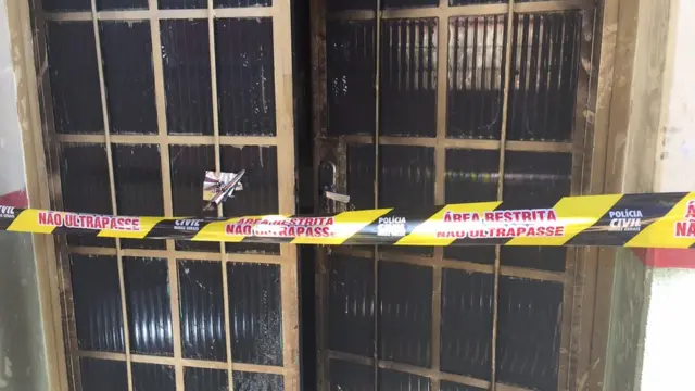 Creche incendiada em Janaúba