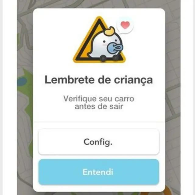 Tela da função 'Lembreteganhar bonus casas apostasCriança' do Waze