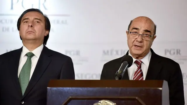 Tomás Zerón y Jesús Murillo Karam