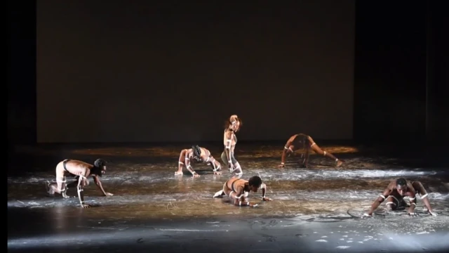 Dancers wey dey dance di piece 'Udide' for Kempten Germany