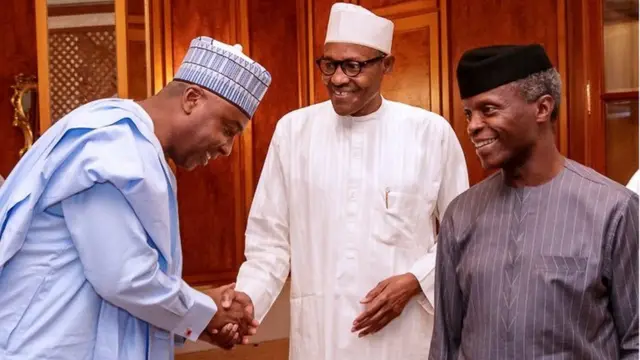 Saraki, Buhar ati Oṣinbajo n ki ara wọn