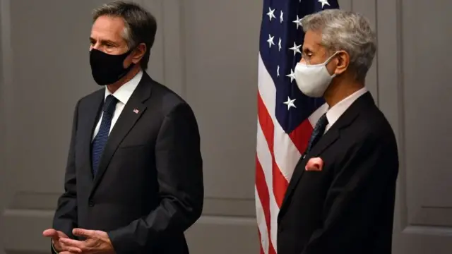 अमेरिकी और भारतीय विदेश मंत्री