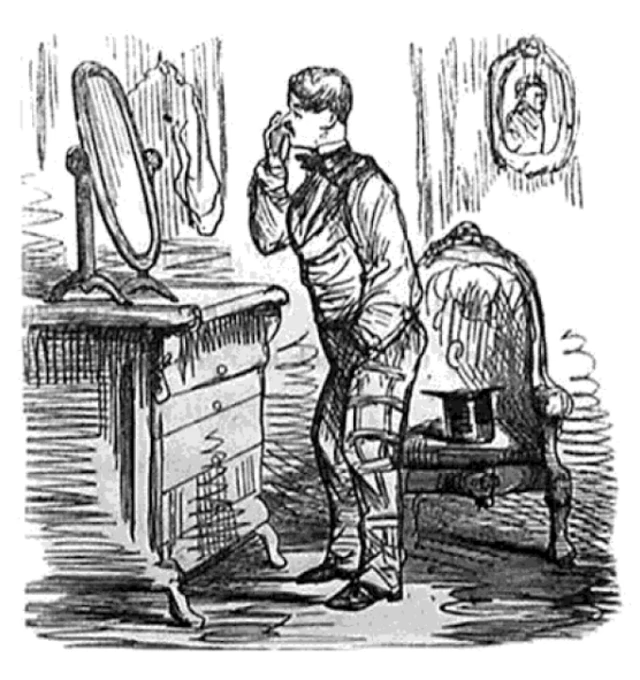 Caricatura de Charles Leland